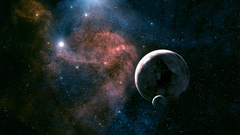 Outer space Stars galaxies