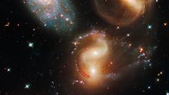 Outer space Stars galaxies