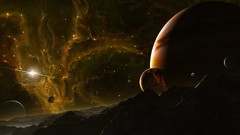 Outer space Stars galaxies