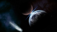 Outer space Stars galaxies