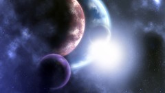 Outer space Stars galaxies