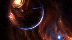 Outer space Stars galaxies