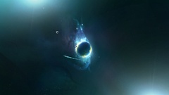 Outer space Stars moon