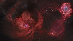 Outer space Stars nebulae