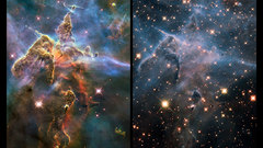 Outer space Stars nebulae