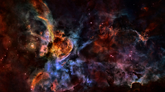 Outer space Stars nebulae