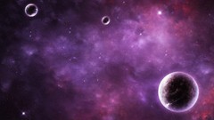 Outer space Stars pink