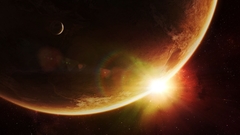 Outer space Stars planets