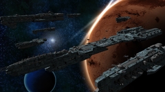 Outer space Stars planets