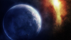 Outer space Stars planets