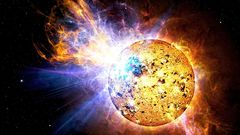 Outer space Stars planets