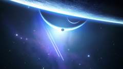 Outer space Stars planets
