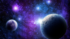 Outer space Stars planets