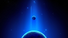 Outer space Stars planets