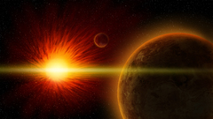 Outer space Stars planets