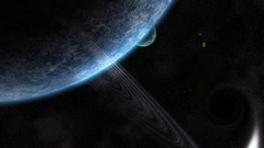 Outer space Stars planets