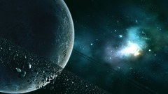 Outer space Stars planets