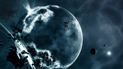 Outer space Stars planets