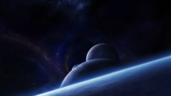 Outer space Stars planets