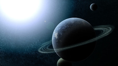 Outer space Stars planets