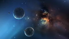 Outer space Stars planets