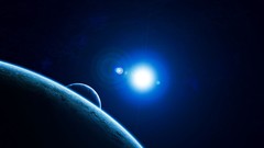 Outer space Stars planets
