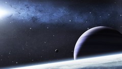 Outer space Stars planets