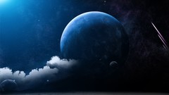 Outer space Stars planets