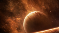 Outer space Stars planets