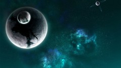 Outer space Stars planets