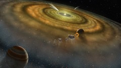 Outer space Stars planets