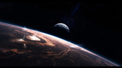 Outer space Stars planets