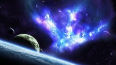 Outer space Stars planets
