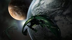 Outer space Stars planets