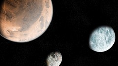 Outer space Stars planets