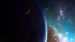 Outer space Stars planets
