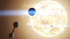 Outer space Stars planets