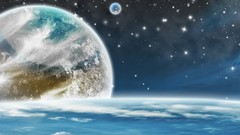 Outer space Stars planets