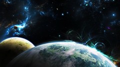 Outer space Stars planets
