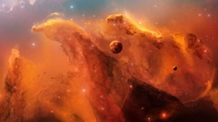 Outer space Stars planets