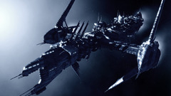 Outer space Stars spaceships