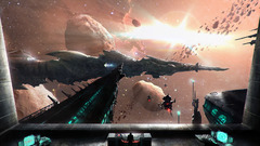 Outer space Stars spaceships