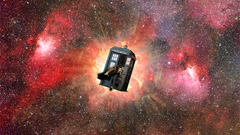 Outer space tardis Doctor