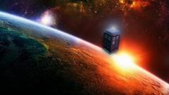 Outer space tardis Doctor
