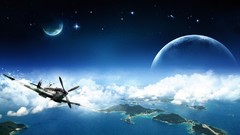 Outer space Technology digital