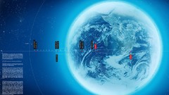 Outer space text Earth