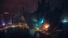 pacific rim digital art Kaiju Movies Bastien Grivet rain