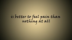 Pain feel