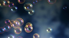 Paint abstract bubbles multicolor