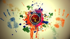 Paint abstract colors